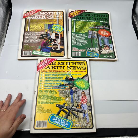 Vintage Lot 6 Issues Mother Earth News May '78 May '80 Sept '84 Jan July Nov '81 - Picture 5 of 7